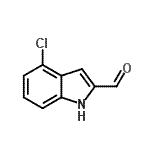 CAS 登录号：27932-08-7， 4-氯-1H-吲哚-2-甲醛