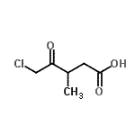 CAS 登录号：2801-77-6， 5-氯-3-甲基-4-氧代戊酸