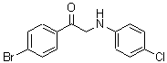 CAS 登录号：28012-58-0， 1-(4-溴苯基)-2-[(4-氯苯基)氨基]乙酮