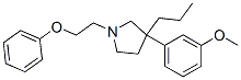 CAS 登录号:28066-94-6, 3-(3-甲氧基苯基)-1-(2-苯氧基乙基)-3-丙基吡咯烷