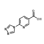 CAS 登录号：281232-20-0， 6-(4H-1,2,4-三唑-4-基)烟酸
