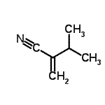 CAS 登录号：2813-69-6， 3-甲基-2-亚甲基丁腈