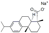 CAS 登录号：28161-39-9， (1R-(1alpha,4abeta,10aalpha))-1,2,3,4,4a,9,10,10a-八氢-7-异丙基-1,4a-二甲基菲-1-羧酸钠