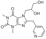 CAS#: 28345-97-3， 7-(2,3-Dihydroxypropyl)-8-(3-Pyridylmethyl)-3,7-Dihydro-1,3-Dimethyl-1H-Purine-2,6-Dione
