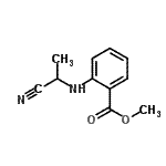 CAS#: 28354-44-1， Methyl 2-[(1-Cyanoethyl)Amino]Benzoate