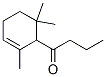 CAS 登录号：28361-64-0， 1-(2,6,6-三甲基-2-环己烯-1-基)丁烷-1-酮