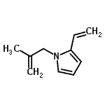 CAS 登录号：284049-40-7， 1-(2-甲基-2-丙烯-1-基)-2-乙烯基-1H-吡咯