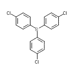 CAS 登录号：28445-30-9， 三(4-氯苯基)硼烷