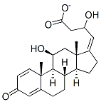 CAS 登录号：28449-43-6， (17Z)-11beta,21-二羟基孕甾-1,4,17(20)-三烯-3-酮 21-乙酸酯