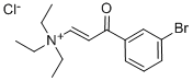 CAS 登录号：284493-93-2， 3-(3-溴苯基)-N,N,N-三乙基-3-氧代丙-1-烯-1-氯化铵