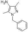 结构式 CAS# 28466-69-5, 1-苄基-3,5-二甲基-吡唑-4-胺