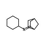 CAS 登录号：285143-13-7， (2E)-N-环己基双环[2.2.1]庚烷-2-亚胺