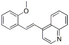 CAS 登录号：2859-57-6， 甲基 2-(2-(4-喹啉基)乙烯基)苯基醚