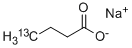 structure of CAS# 286367-75-7, Sodium Butyrate-4-13C