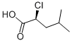 结构式 CAS# 28659-81-6, (2S)-2-氯-4-甲基-戊酸