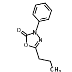 CAS 登录号：28669-41-2， 3-苯基-5-丙基-1,3,4-恶二唑-2(3H)-酮