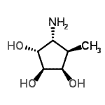 CAS#: 286851-32-9， (1R,2R,3R,4R,5R)-4-Amino-5-Methyl-1,2,3-Cyclopentanetriol