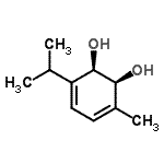 CAS 登录号：287104-67-0， (1S,2R)-3-异丙基-6-甲基-3,5-环己二烯-1,2-二醇