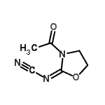 CAS 登录号：287172-16-1， [(2E)-3-乙酰基-1,3-恶唑烷-2-亚基]氰胺