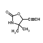 CAS 登录号：287193-04-8， 5-乙炔基-4,4-二甲基-1,3-恶唑烷-2-酮