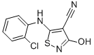 CAS 登录号：287196-71-8， 5-(2-氯苯胺基)-3-羟基异噻唑-4-甲腈