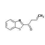 CAS 登录号：287378-76-1， 2-(烯丙基亚磺酰)-1,3-苯并噻唑