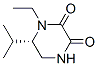 CAS 登录号：287495-13-0， (6S)-1-乙基-6-(1-甲基乙基)-2,3-哌嗪二酮