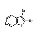CAS 登录号：28783-19-9， 2,3-二溴噻吩o[2,3-c]吡啶