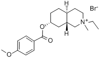 CAS 登录号：28798-19-8， 1,2,3,4,4alpha-alpha,5,6,7,8,8alpha-beta-十氢-2-乙基-7-alpha-羟基-2-甲基-异喹啉鎓溴化物对茴香酸盐