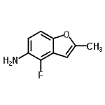 CAS 登录号：288083-31-8， 4-氟-2-甲基-苯并呋喃-5-胺