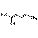 CAS 登录号：28823-41-8， (4E)-2-甲基-2,4-己二烯