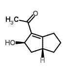 CAS 登录号：288304-41-6， 1-[(2R,3aR)-2-羟基-2,3,3A,4,5,6-六氢-1-戊搭烯基]乙酮