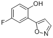 结构式 CAS# 288401-62-7, 4-氟-2-(5-异恶唑基)苯酚