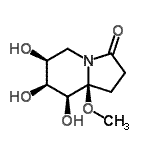 CAS 登录号：288622-62-8， (6S,7S,8S,8aS)-6,7,8-三羟基-8A-甲氧基六氢-3(2H)-吲哚嗪酮