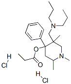 CAS 登录号：28866-38-8， [5-[(二丙基氨基)甲基]-1,2,5-三甲基-4-苯基-4-哌啶基]丙酸酯二盐酸盐