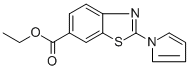 CAS 登录号：289651-81-6， 2-(1H-吡咯-1-基)-1,3-苯并噻唑-6-羧酸乙酯
