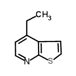CAS 登录号：28988-17-2， 4-乙基噻吩并[2,3-b]吡啶