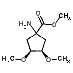 CAS#: 289886-42-6， Methyl (3R,4S)-1-Amino-3,4-Dimethoxycyclopentanecarboxylate