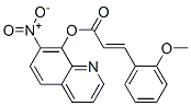 CAS#: 29002-08-2， 3-(2-Methoxyphenyl)Propenoic Acid 7-Nitro-8-Quinolyl Ester