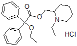 CAS 登录号：2909-94-6， 2,2-二苯基-2-乙氧基-乙酸(1-乙基-2-哌啶基)甲酯盐酸盐
