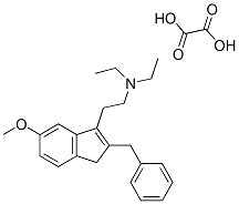 CAS 登录号:29188-52-1, 2-(2-苄基-6-甲氧基-3H-茚-1-基)-N,N-二乙基-乙胺草酸盐