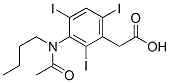 CAS 登录号：29193-36-0， [3-(N-丁基乙酰氨基)-2,4,6-三碘苯基]乙酸