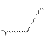 CAS 登录号：29204-02-2， (9Z)-9-二十碳烯酸