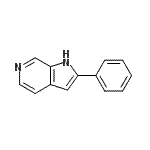 CAS 登录号：2922-07-8， 2-苯基-1H-吡咯并[2,3-c]吡啶