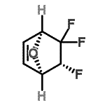 CAS 登录号：292820-76-9， (1R,4S,6R)-5,5,6-三氟-7-氧杂双环[2.2.1]庚-2-烯