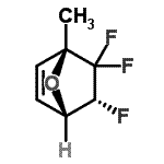 CAS 登录号：292820-77-0， (1R,4S,5R)-5,6,6-三氟-1-甲基-7-氧杂双环[2.2.1]庚-2-烯