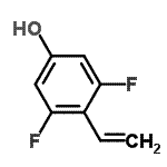 CAS 登录号：293753-16-9， 3,5-二氟-4-乙烯基苯酚