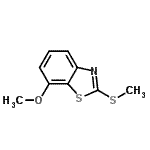CAS 登录号：2942-19-0， 7-甲氧基-2-(甲硫基)-1,3-苯并噻唑