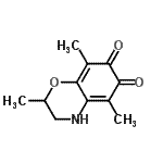 CAS 登录号：29441-78-9， 2,5,8-三甲基-3,4-二氢-2H-1,4-苯并恶嗪-6,7-二酮