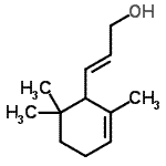 CAS 登录号：29460-67-1， (2E)-3-(2,6,6-三甲基-2-环己烯-1-基)-2-丙烯-1-醇